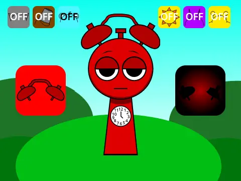 Sprunki OC Alarmy v2 original character music game logo cover