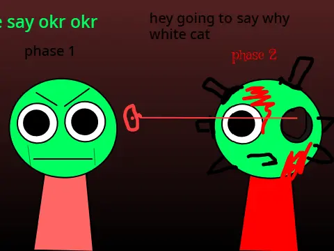 Logo for the humorous Sprunki OC Be Like character game