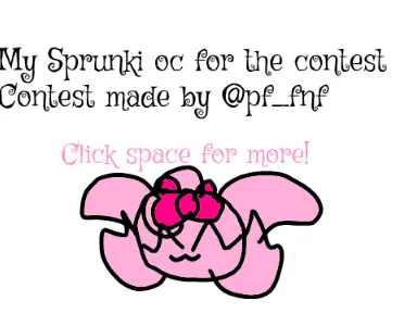Sprunki OC Contest Open Logo for Incredibox Sprunki Game