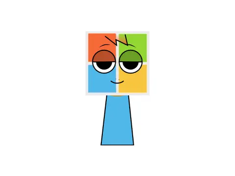 Fan-made Sprunki Original Character (OC) design created for Dack