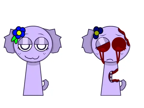 Sprunki OC Lavender Harmoni lavender-themed character with unique design