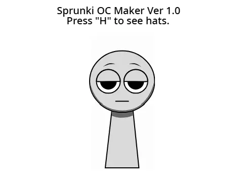 Sprunki OC Maker V5 interface for advanced character creation