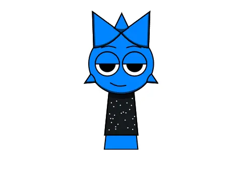 Sprunki OC v2 Greenish Cyan Cyvan character game logo
