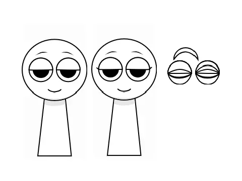 Logo for Sprunki OC V4, the original Sprunki character creation game