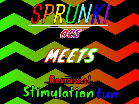 Sprunki OCs Meets Stimfun Bonuses Game Logo - Custom Character Creation