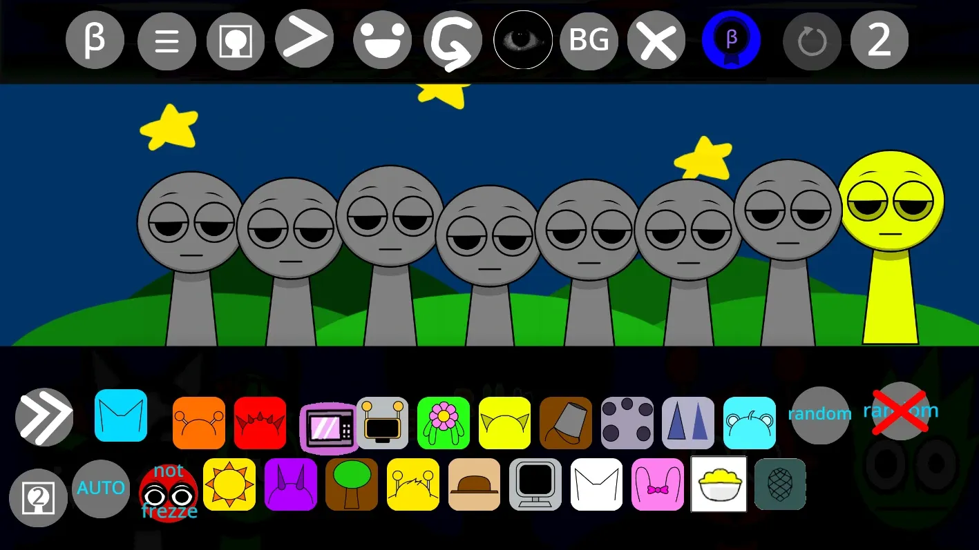 Sprunki Omega Mod Fan Character Update Logo