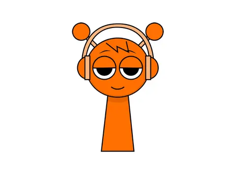 Game logo featuring Sprunki Oren and Raddy characters together
