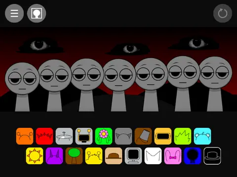 Sprunki Owakcx Treatment Game Logo - Showcasing Character Transformations