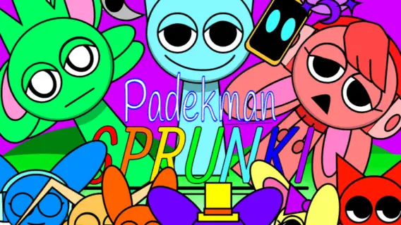Sprunki Padek Man Game Logo