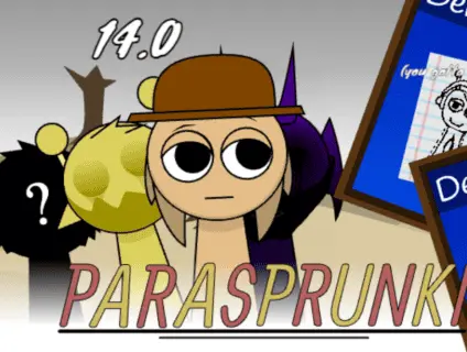 Sprunki Parasite 14.0 Game Cover - Enhanced Infection Edition