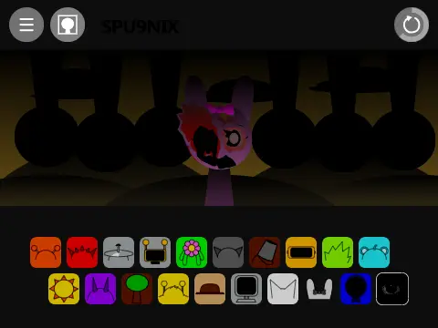 Sprunki Parasite Classic Game Logo - Horror Music Game Remaster