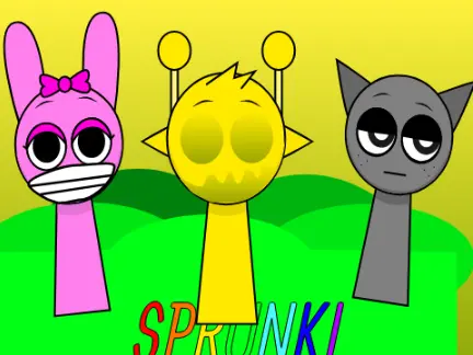 Sprunki Parasite Classic Horror Game Logo - Remastered Definitive Edition