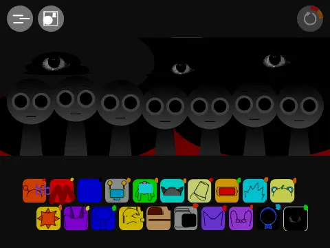Sprunki Parasite Glitch Mod Game Logo - Horror Edition with Glitch Effects