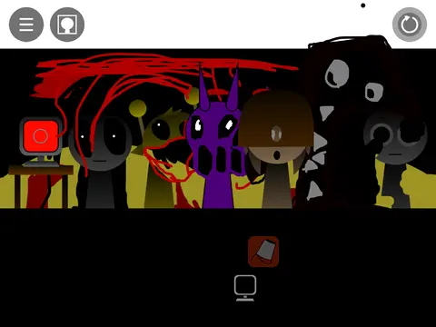 Sprunki Parasite Horror Game Logo - Remastered Edition