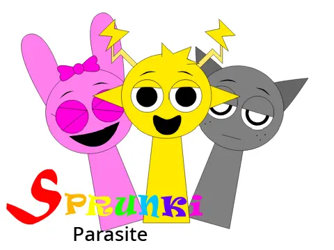 Sprunki Parasite Scratch Game Official Logo