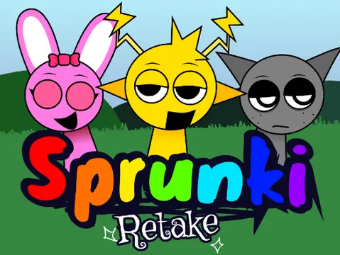 Sprunki Parasite Retake Final Update Game Logo - Horror Remaster Edition