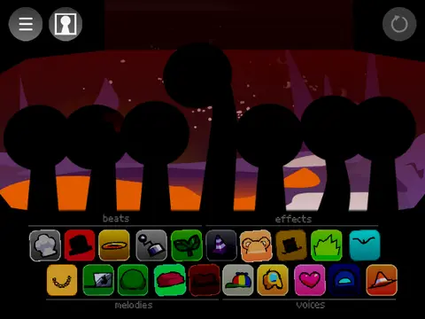 Official logo for Sprunki Parodybox Among Us Remix game featuring Sprunki characters in Among Us style
