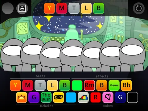 Sprunki characters in Among Us style gameplay mod cover image