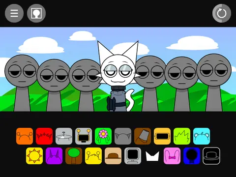 Official cover art for Sprunki Parodybox But Sprunki Style WIP game