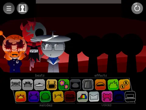 Official logo for Sprunki Parodybox Phase 3 game featuring colorful sprunki characters