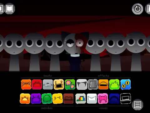 Official logo for Sprunki Parodybox Port Fixed Reanimated game