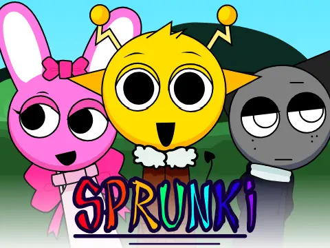 Sprunki Parodybox V2 game cover featuring parodybox characters