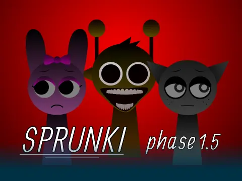 Official logo for Sprunki Phase 1.5 My Version custom game