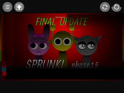 Official cover art for Sprunki Phase 1.5 Really Final Update Remix game