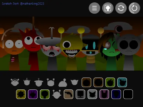 Sprunki Phase 1.6 But Its Rlly Bad game logo showing glitchy characters