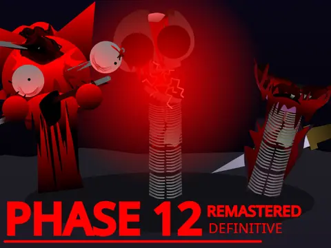 Official Sprunki Phase 12 Definitive Remastered Game Cover Art