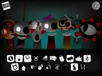 Sprunki Phase 12 Gamma game cover featuring iconic characters