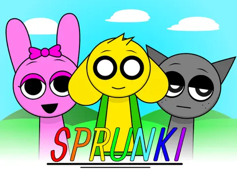 Iconic logo for the original Sprunki Phase music mixing game
