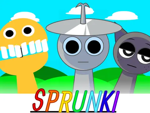 Classic Sprunki Phase game cover with original character designs
