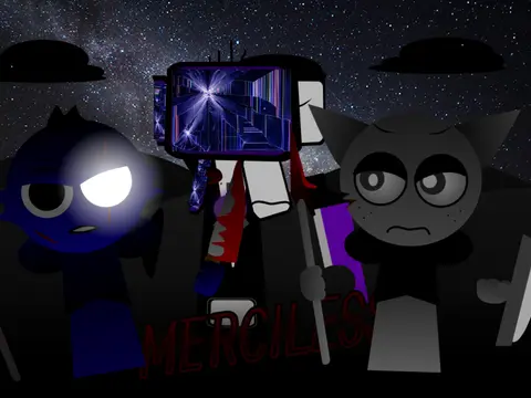 Official Sprunki Phase 13 Sergioarmyxed Logo - Horror Mod Edition