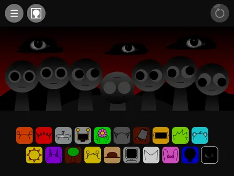 Updated Sprunki Phase game cover showing enhanced interface and characters