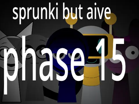 Sprunki Phase 15 Alive Game Cover - Definitive Remastered Edition