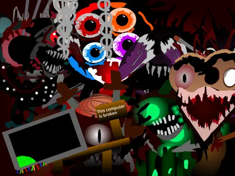 Sprunki Phase 16 Remix Remix Logo - Horror Edition with Babies Characters