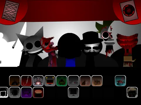Sprunki Phase 190 Official Game Cover - Horror Edition with Baby Characters
