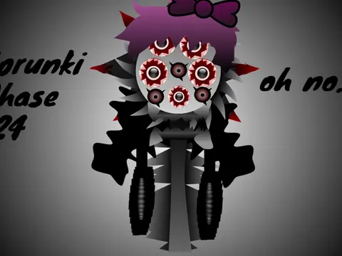 Sprunki Phase 24 Scratch Game Logo - Featuring Durple Characters