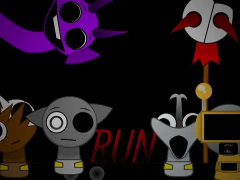 Sprunki Phase 3 Babies 2 Game Cover - Cute Baby Characters Playing