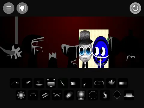 Sprunki Phase 3 But Bad character and game interface