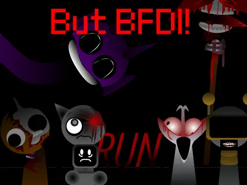 Sprunki Phase 3 But BFDI Game Cover Art