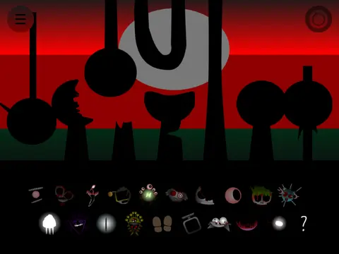 Official logo for Sprunki Phase 40 But Forsaken game featuring corrupted characters