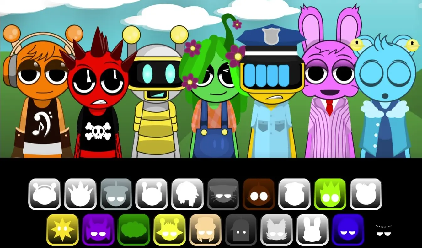 sprunki phase 5 gameplay screenshot