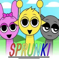 Vibrant Sprunki Phase 6 characters creating music in this kids game