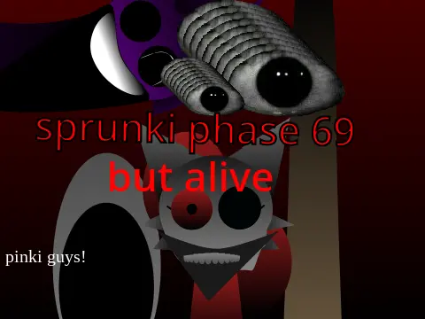 Official logo for Sprunki Phase 69 But Alive game