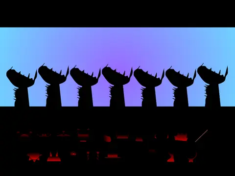 Dark horror-themed Sprunki Phase 70 Death game logo featuring shadowy characters