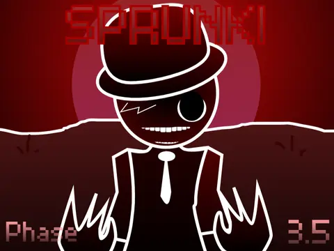 Sprunki Phase 888 Version 3 Official Cover - Horror Remake with New Characters
