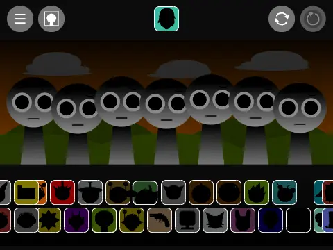 Logo for Sprunki Phase Alive In Progress - an interactive music mixing game