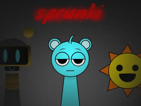 Sprunki Phase Alive gameplay showing animated characters and interactive elements